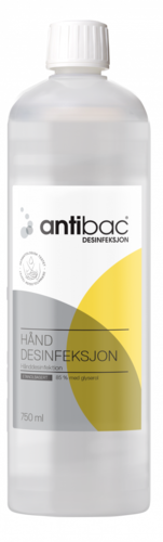 Antibac desinfeksjon hånd flytende 85% 750 ml