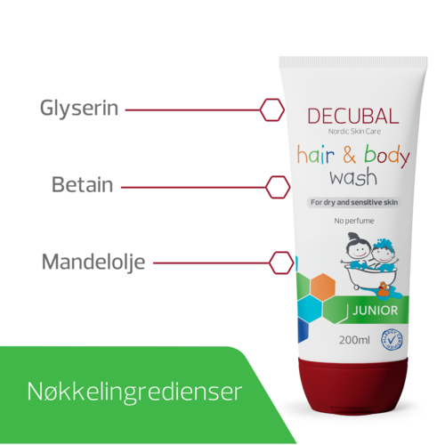 Decubal Junior Hair & Body Wash 200 ml