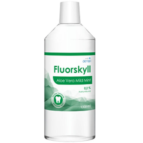 Vidi dental fluorskyll 0,2 % aloe vera mild mint 1000 ml