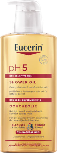 Eucerin pH5 Shower Oil uparfymert 400 ml