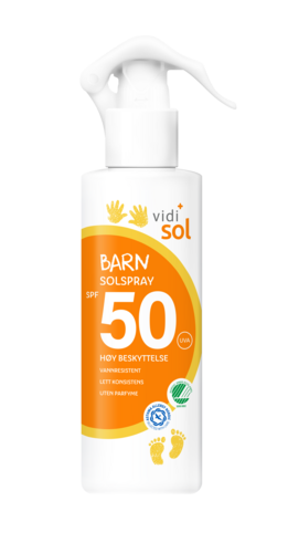Vidi solspray til barn SPF50 200 ml