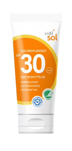 Vidi solkrem til ansikt SPF30 50 ml