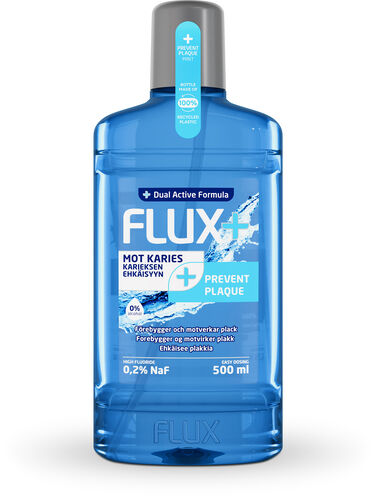 Flux+ Prevent Plaque fluorskyll 0,2% NaF 500 ml