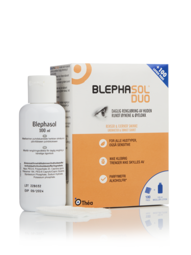 Blephasol duo m/servietter 100 ml