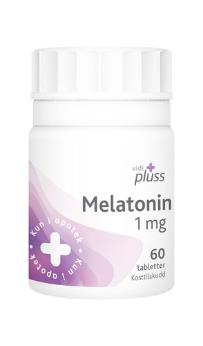 Vidi pluss Melatonin 1mg 60 tabletter