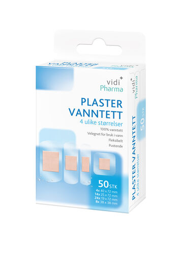 Vidi Pharma plaster vanntett mix 50 stk