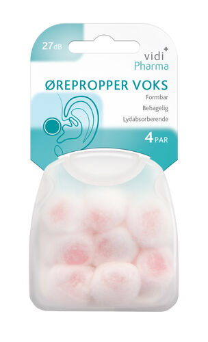 Vidi Pharma ørepropper voks 4 par