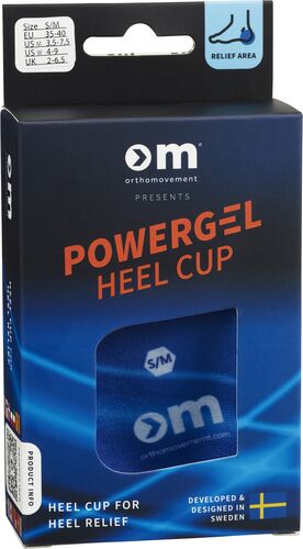 Ortho Movement Powergel Heel Cup 35-40 1 par