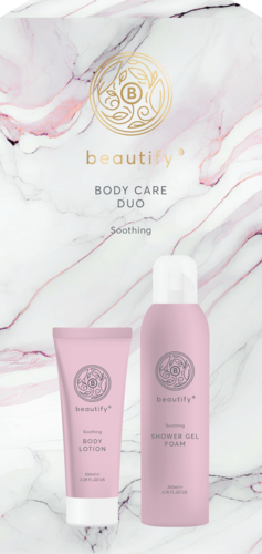 Beautify gavesett med dusjskum og bodylotion