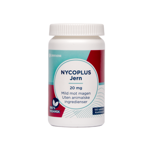 Nycoplus Jern 20 mg 100 tabletter