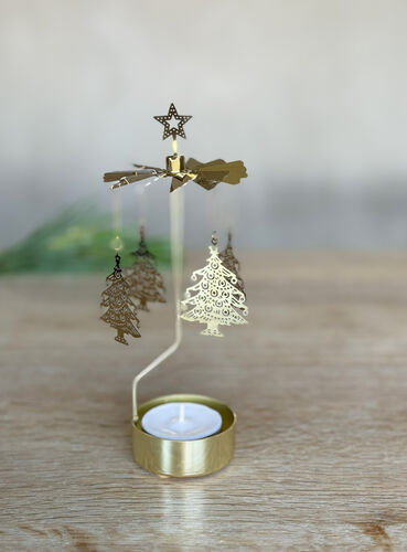 Englespill juletre gull