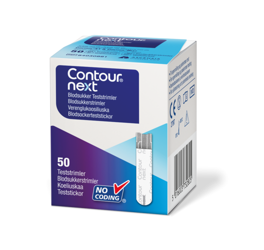 Contour Next blodsukkerstrimler 50 stk