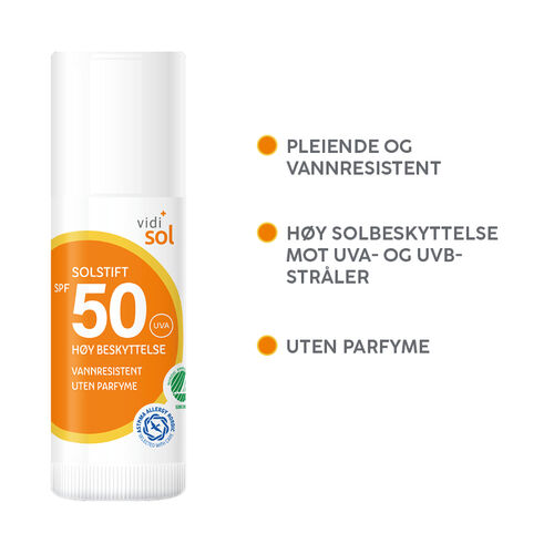 Vidi solstift SPF50 18 ml