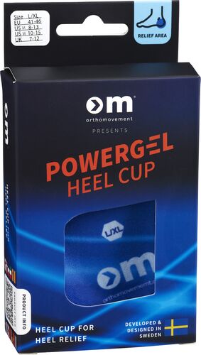 Ortho Movement Powergel Heel Cup 41-46 1 par