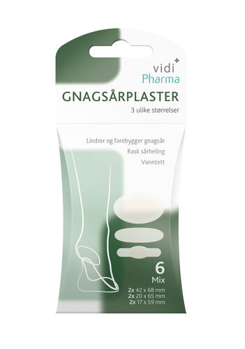 Vidi Pharma gnagsårplaster mix 6 stk