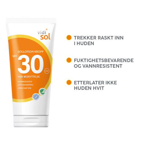 Vidi sollotion til kropp SPF30 200 ml
