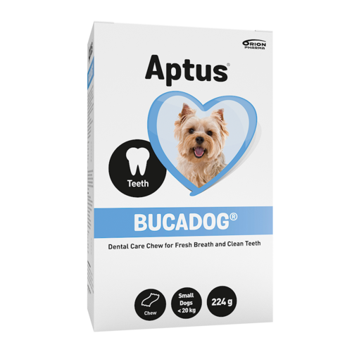 Aptus Bucadog tyggelapper liten hund 224 g