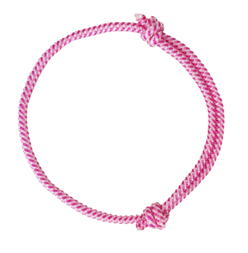 Rosa sløyfe-armbånd