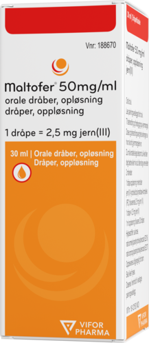 Maltofer dråper 50mg/ml