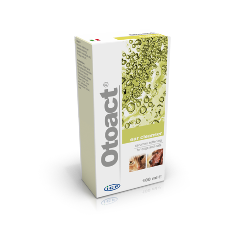 Otoact ørerens til hund og katt 100 ml