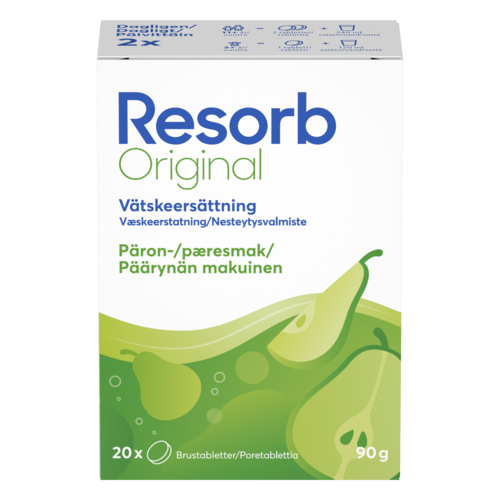 Resorb Original Pære brusetabletter 20 stk.