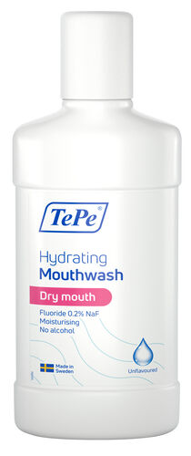 TePe Hydrating Mouthwash uten tilsatt smak 500 ml