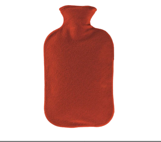 Fashy varmeflaske fleece - rød
