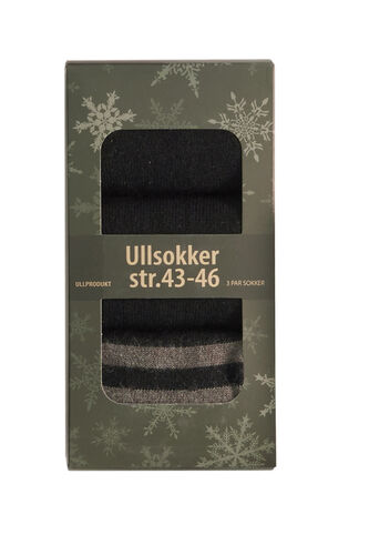 Ullsokker til herre str 43-46