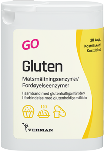 Gluten GO 30 kapsler 30 stk