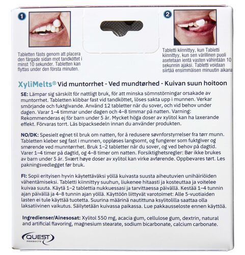 XyliMelts klebetabletter berry smoothie 40 stk