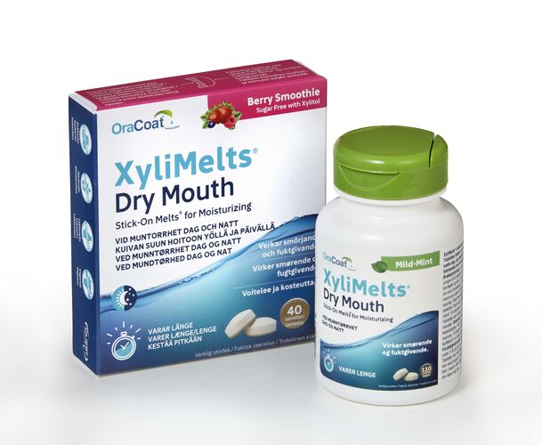 XyliMelts klebetabletter mild mint 110 stk
