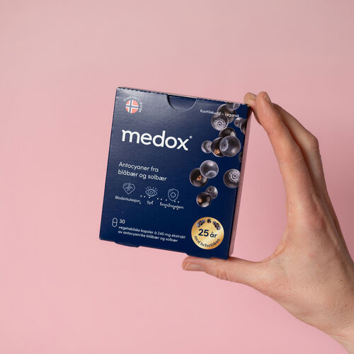 Medox 240 mg ekstrakt av antocyanrike blåbær og solbær 30 kapsler