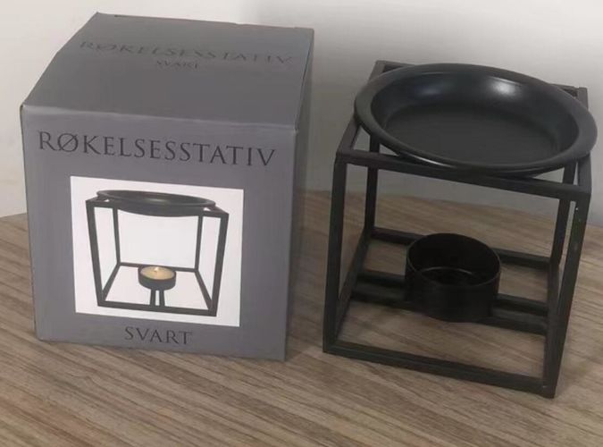 Røkelsesstativ sort
