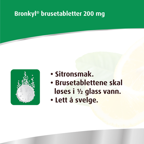 Bronkyl Brusetabletter 200 mg