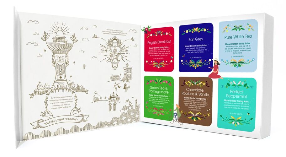 English Tea Shop Luxury Coll gaveboks med 48 teposer