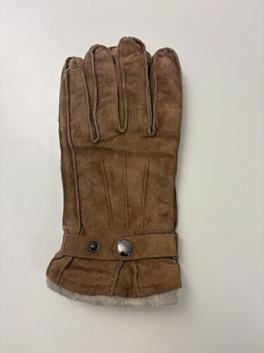 Skinnhansker herre brun onesize