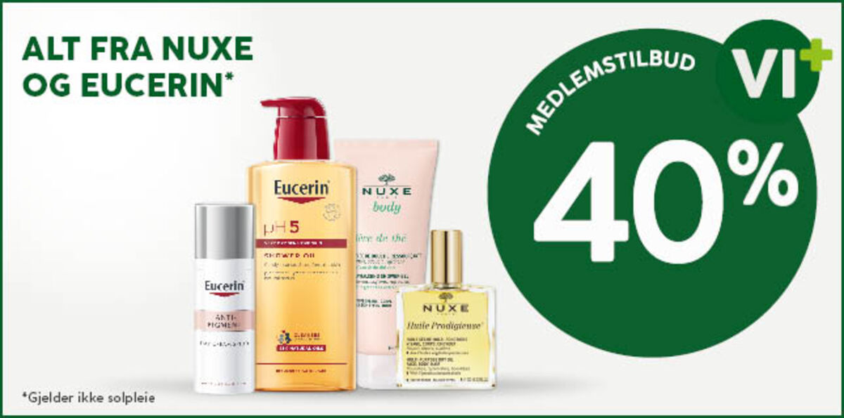 Nuxe og Eucerin